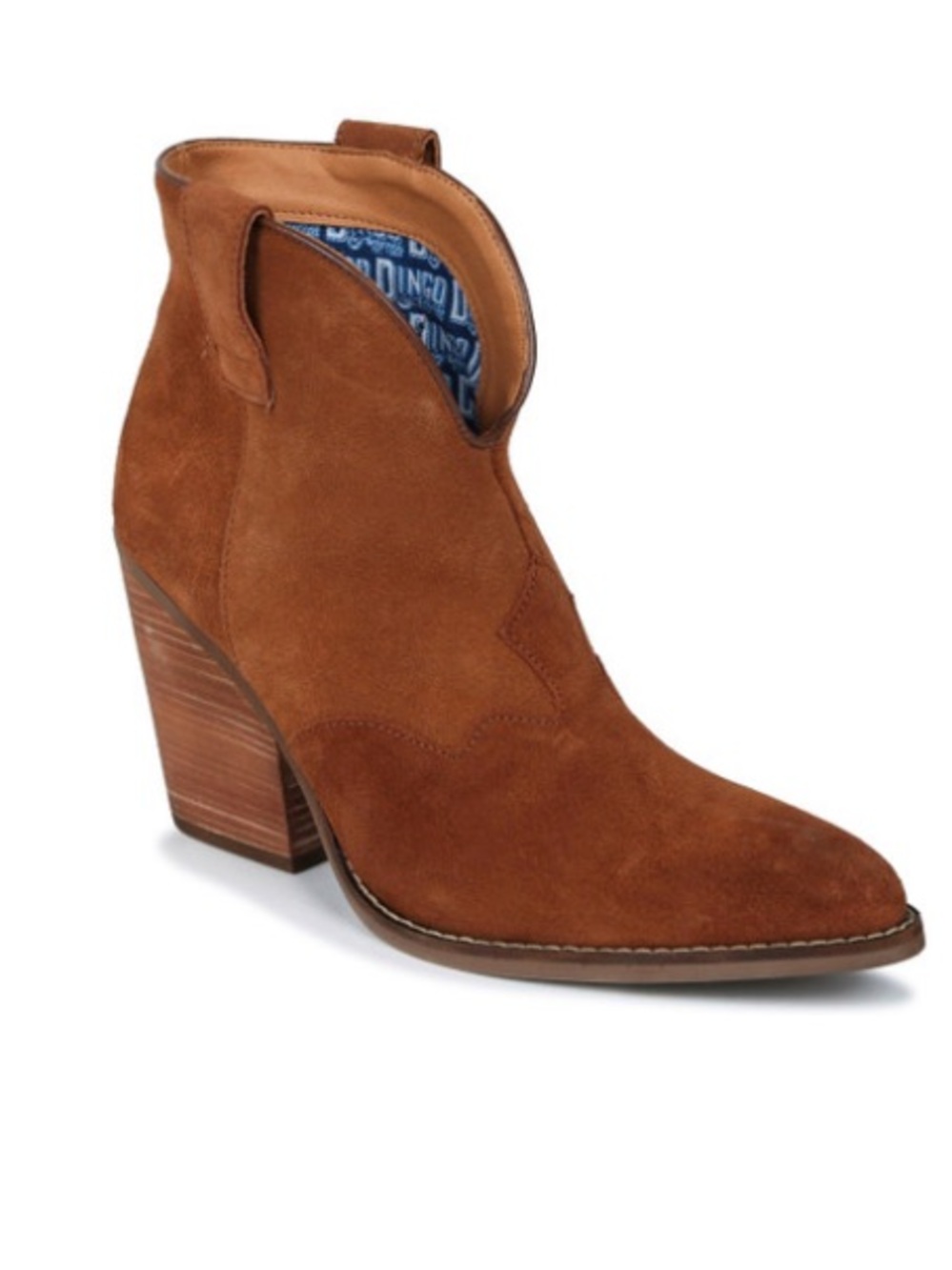 NWOB dingo Fannie Suede Western Ankle Booties Sizes 9, 9.5, 10 & 11